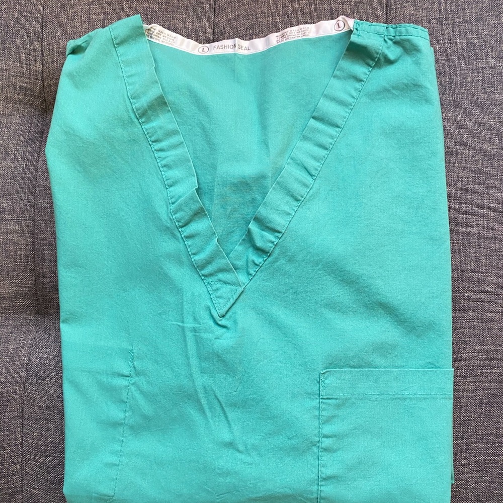 Hospital scrub top